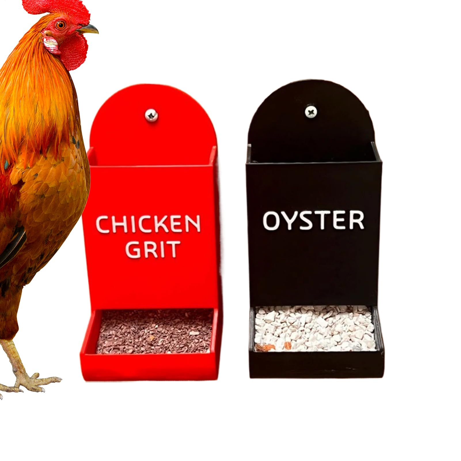 Distributeur d'huitres pour poules récipient alimentaire volaille suspendable basse-cour