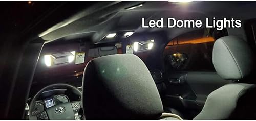 Miniatura 6 de iBrightstar Paquete de bombillas LED superbrillantes, accesorios para Toyota Tacoma 2005-2021, luces de cúpula de mapa interior + luces de espejo de