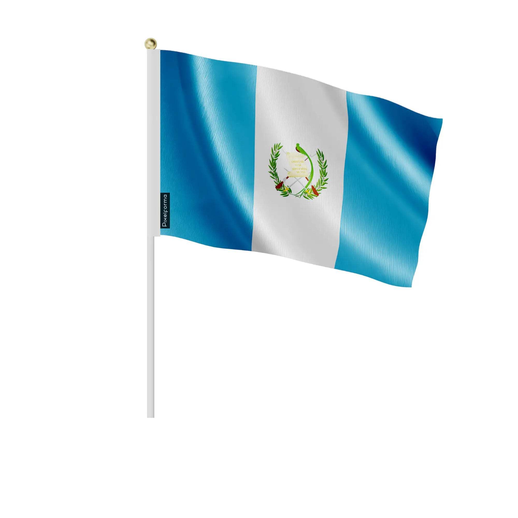 Drapeau Guatemala 14x21cm : lot de 100 mini drapeaux de table