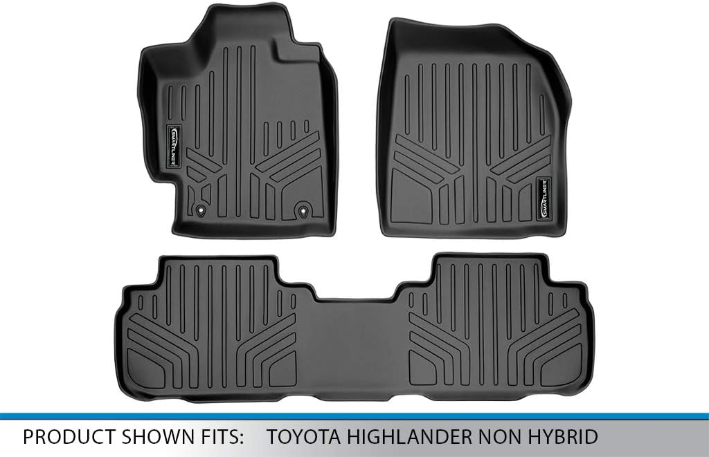 MAXLINER Floor Mats 2 Row Liner Set for 2008-2013 Toyota Highlander - Image 5