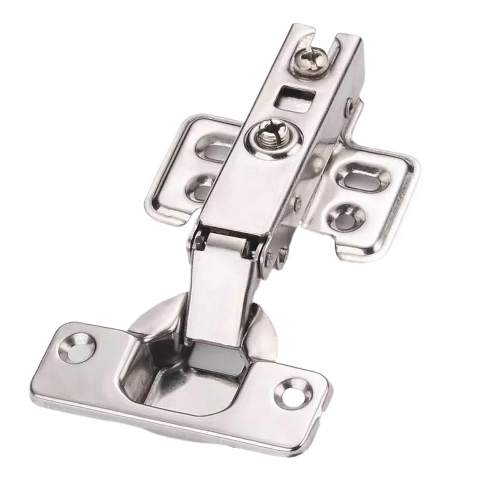 Mqfbnnp Full-Overlay Cabinet Door Hinge Furniture Hinge Stainless Steel Hydraulic Cabinet Door Hinges Buffer Soft Close Kitchen Cupboard Half-Overlay Embed(Full-Overlay)