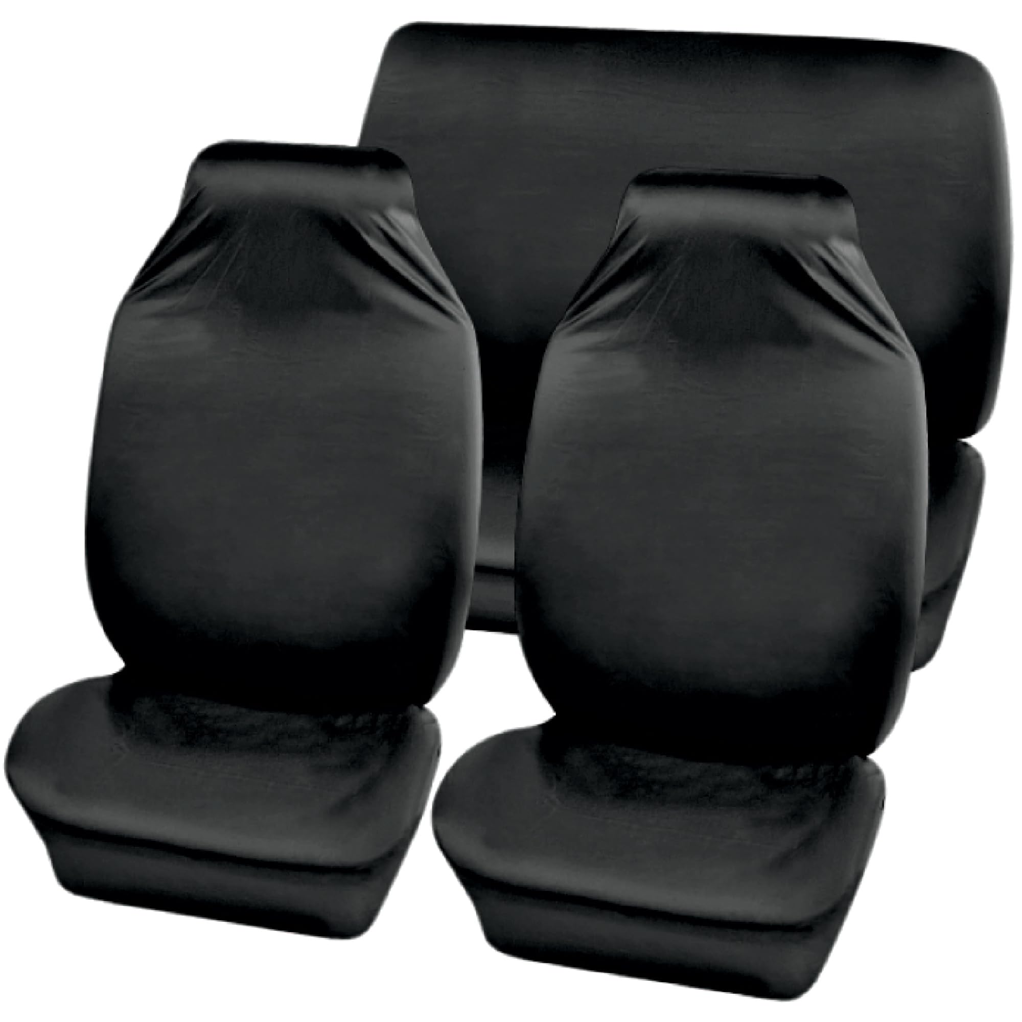 Sakura Car Seat Protectors - Full Set of Covers in Black - Water Resistant Polysester - Universal Easy Fit