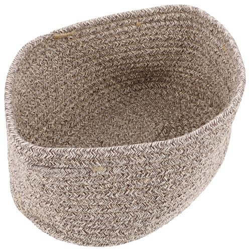 Panier de rangement tissé en coton pour clés et snacks de maison