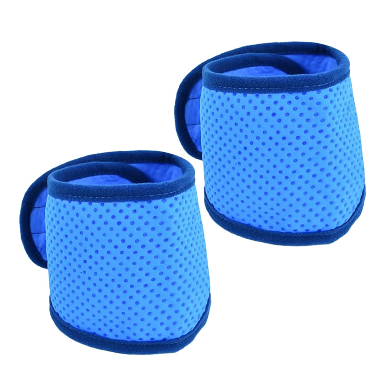 Toyvian Dog Cooling Bandana 2-Pack Adjustable Ice Neck Wraps Lightweight Summer Scarf for Outdoor Activities Small to Large Dogs