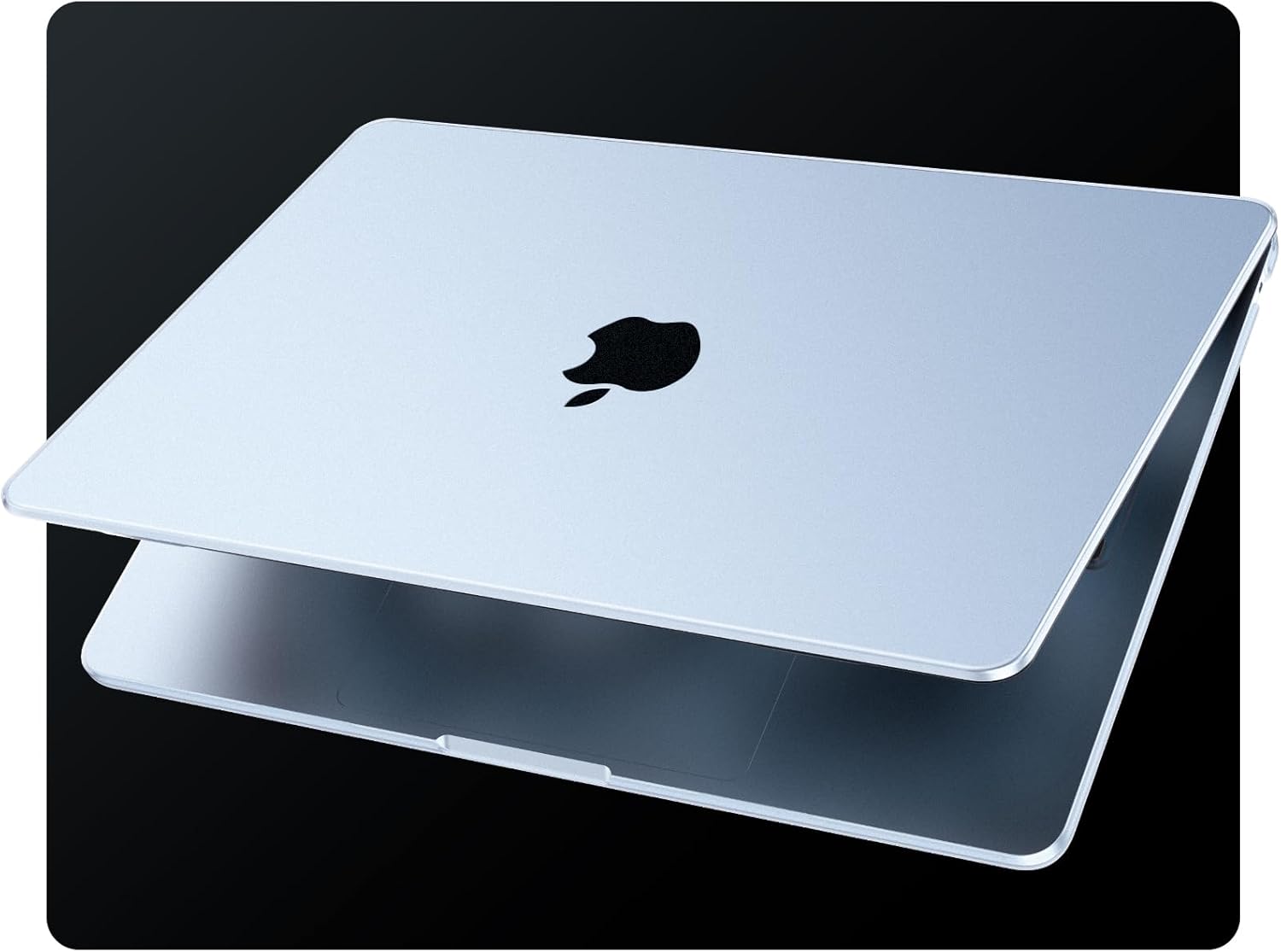 EooCoo Compatible with MacBook Air 13 inch Case M4 2025 2024-2022 M3 M2 A3240 A3113 A2681, Matte Scratch Resistant Protective Hard Shell Cover Compatible for MacBook Air 13.6 inch Case, Sky Blue