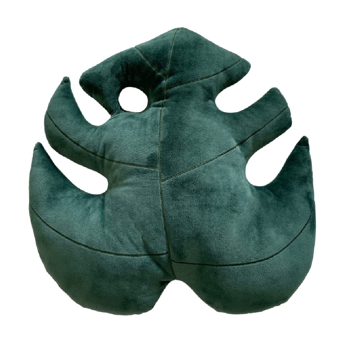 Green Philosophy Co. Plush Succulent Leaf Pillow 3D Accent Anthurium Warocqueanum Plant Throw Pillows for Couch Sofa Living Room Home Decor for Plant & Garden Lovers, Green Thumb Family & Friends