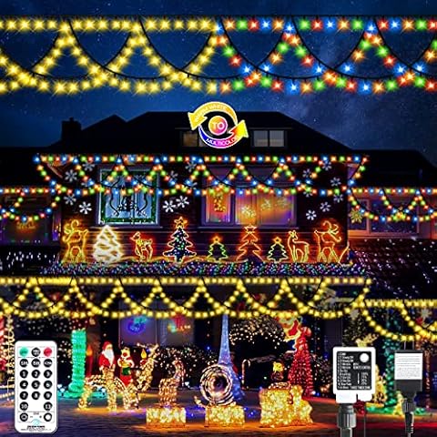 MZD8391 Multicolor Christmas Star Lights Cover
