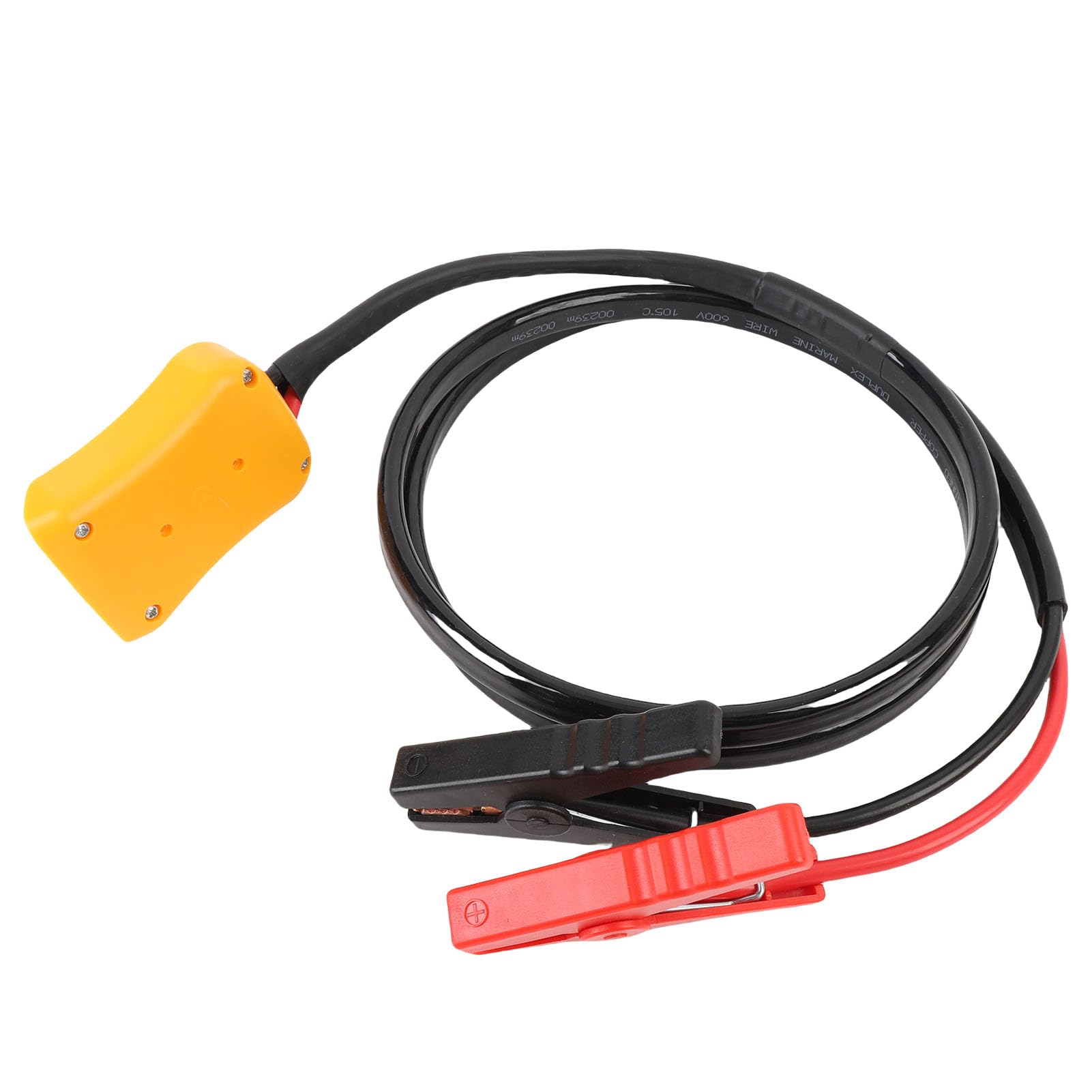 6FT 8AWG Cavi di avviamento con adattatore per batteria da 20 V, morsetti per cavi di avviamento portatili con staffa della batteria, strumento sicuro e di avviamento dell'auto