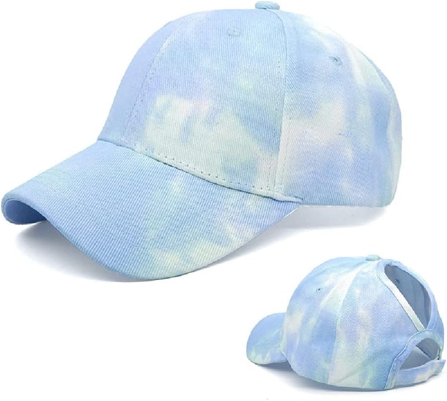 Women's Tie Dye Hat Multicolor Irregular Printing Baseball Cap Female Outdoor Streetwear Caps Hats