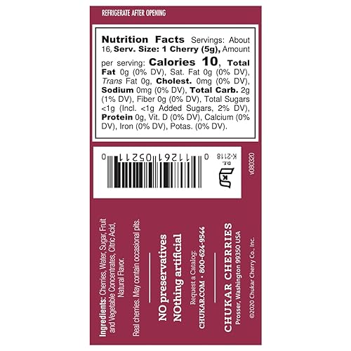 Vista 2 de Cerezas de Postre - 1 Tarro