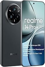 realme 14 Pro+ 5G Smartphone 12+512GB,50MP IMX882 Periscope,3rd generation Snapdragon 7s processor,6,83 Inch 120Hz Quad Curved Display,Titan 5260mAh Battery,Grey