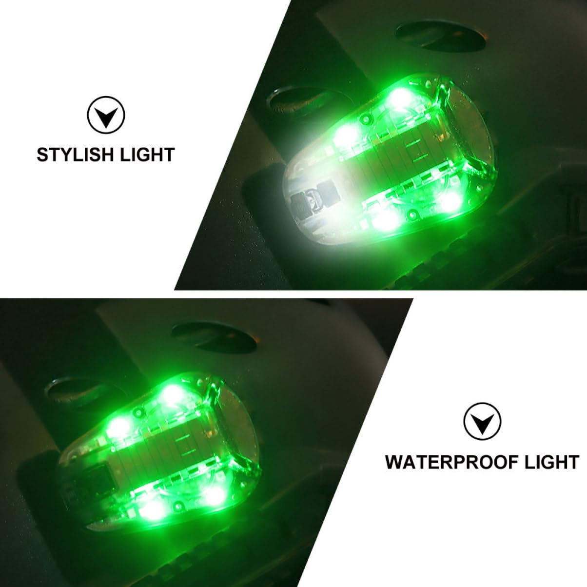 Yardwe 1Stk Helm Ladybug Lights Lights Signallichter headlamp kopflampe stirnlampen stirnleuchten schneckenkorn Marienkäfer Taktische Lichter wasserdichtes Licht
