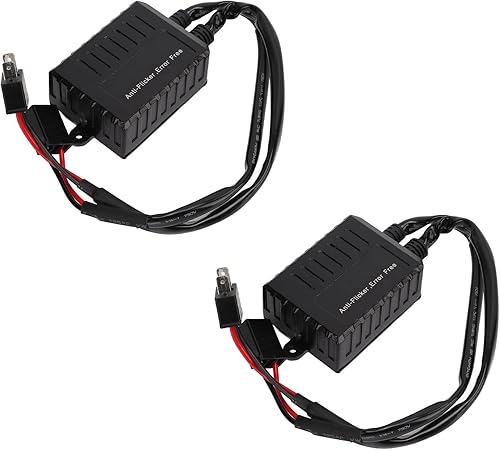 Amazon Ledヘッドライト抵抗器デコーダー Ledライト用のちらつき防止led電球抵抗器デコーダー ライト用リレーハーネス 車 バイク