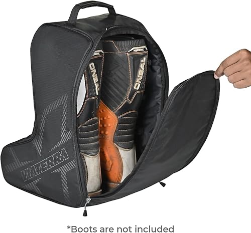 Miniatura 3 de ViaTerra Bolsa para botas de viaje para botas de motocicleta  Disponible en 2 tamaños  Compatible con botas altas hasta la rodilla de motocross