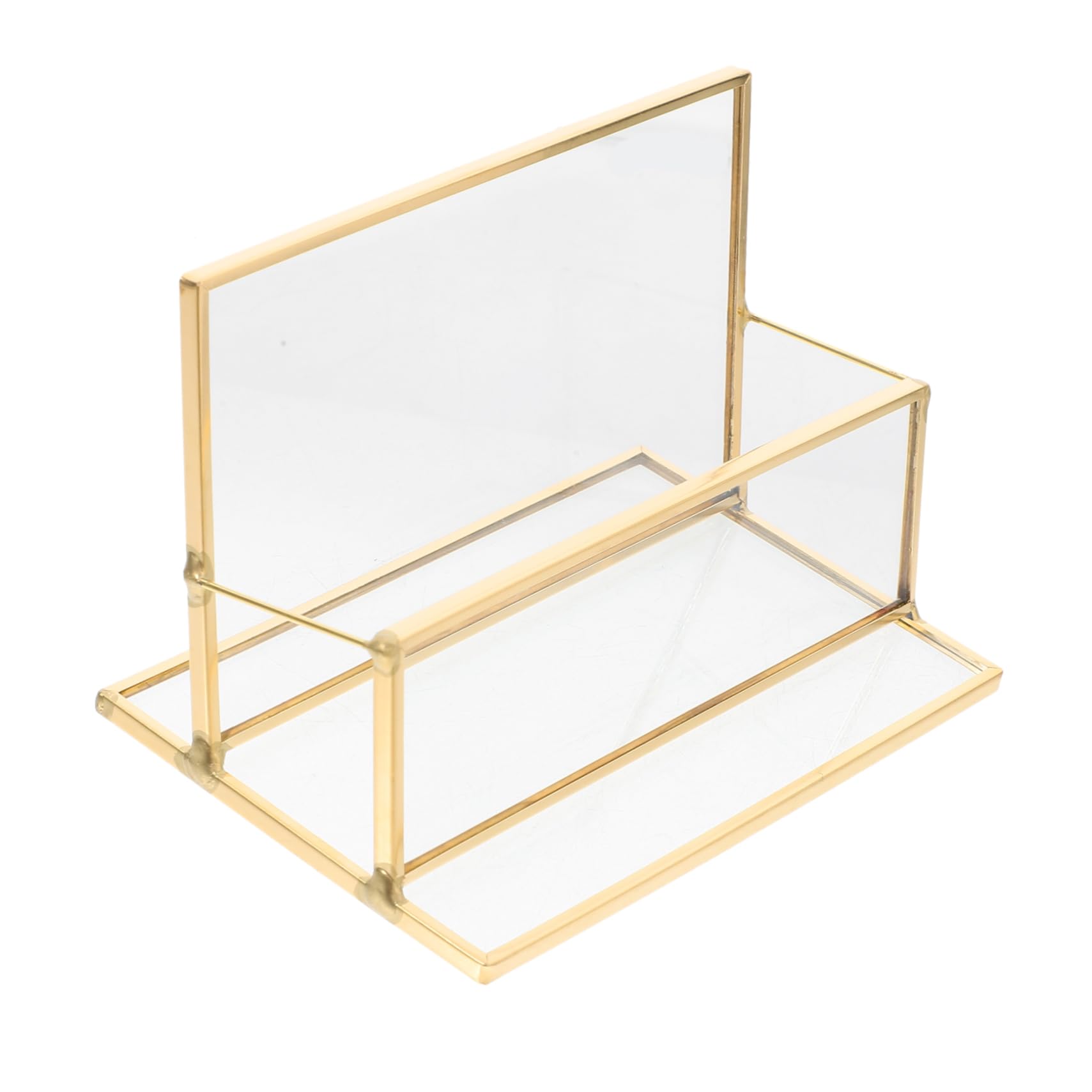 NUOBESTY 3 Sztuki Przezroczyste Etui Na Wizytówki Organizer Na Wizytówki Uchwyt Na Karty Organizer Na Biurko Etui Do Przechowywania Kart Uchwyt Na Wizytówki Podstawa Na Wizytówki Etui Do