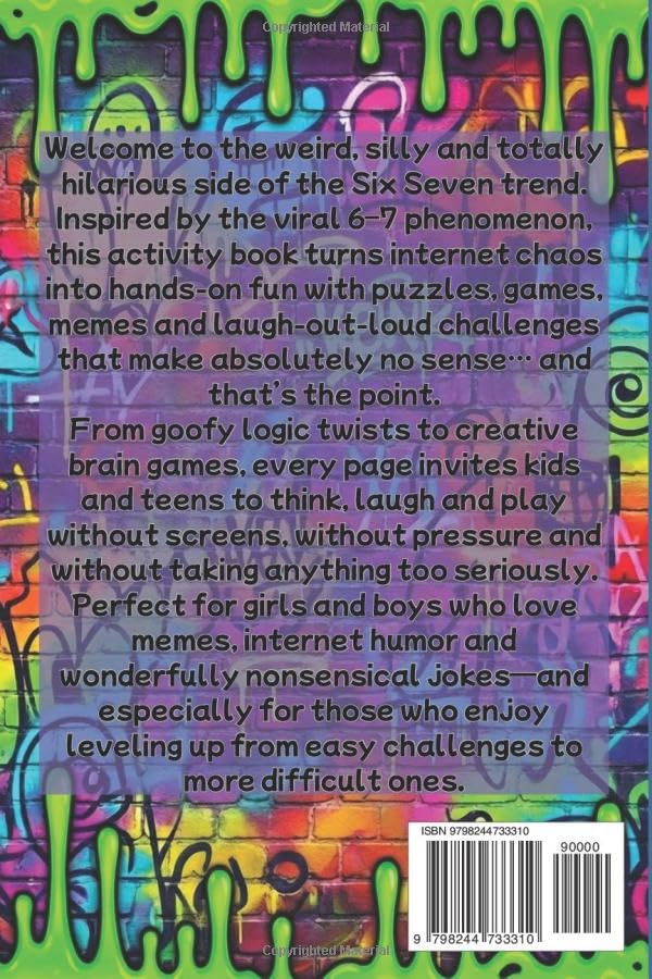 The 6 7 Activity Book for Kids: Inspired by the Viral Six Seven Trend with 100+ Memes, Puzzles and Hilarious Games to Replace Tablet Time – A Perfect Gift for Tweens & Teens image 3