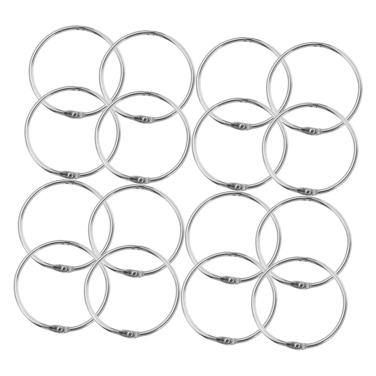 Cabilock 5 Set di Robusti Ganci di Ricambio per Tende da Doccia in Metallo per Tende Ganci Rotondi per Tende da Doccia per Bagno Ganci Decorativi per Tende da Doccia 30 Pezzi * 5