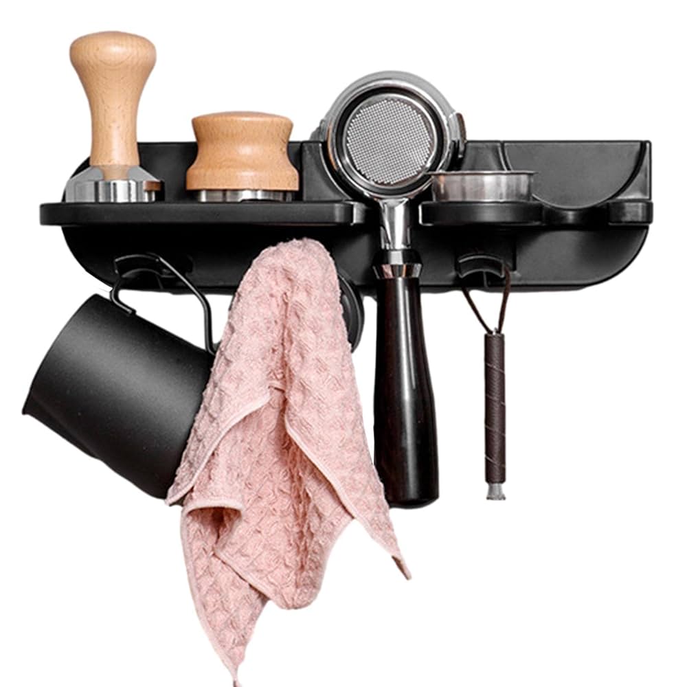 引き出し付きシェルフとコーヒーフィルタースタンドとメジャーカップホルダーの3点 引き出し付きシェルフとコーヒーフィルタースタンドとメジャー