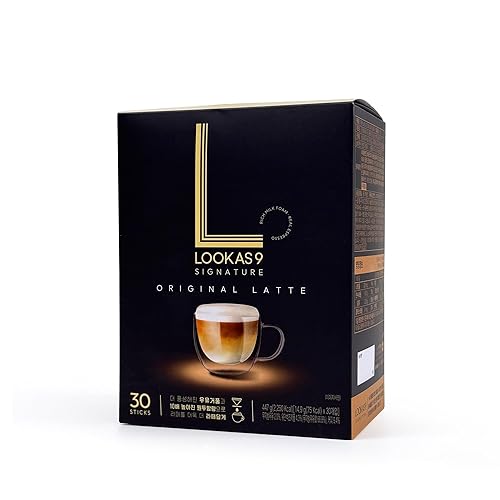 Miniatura 5 de Namyang Lookas 9 Latte Café instantáneo (paquete de 30) (Original)