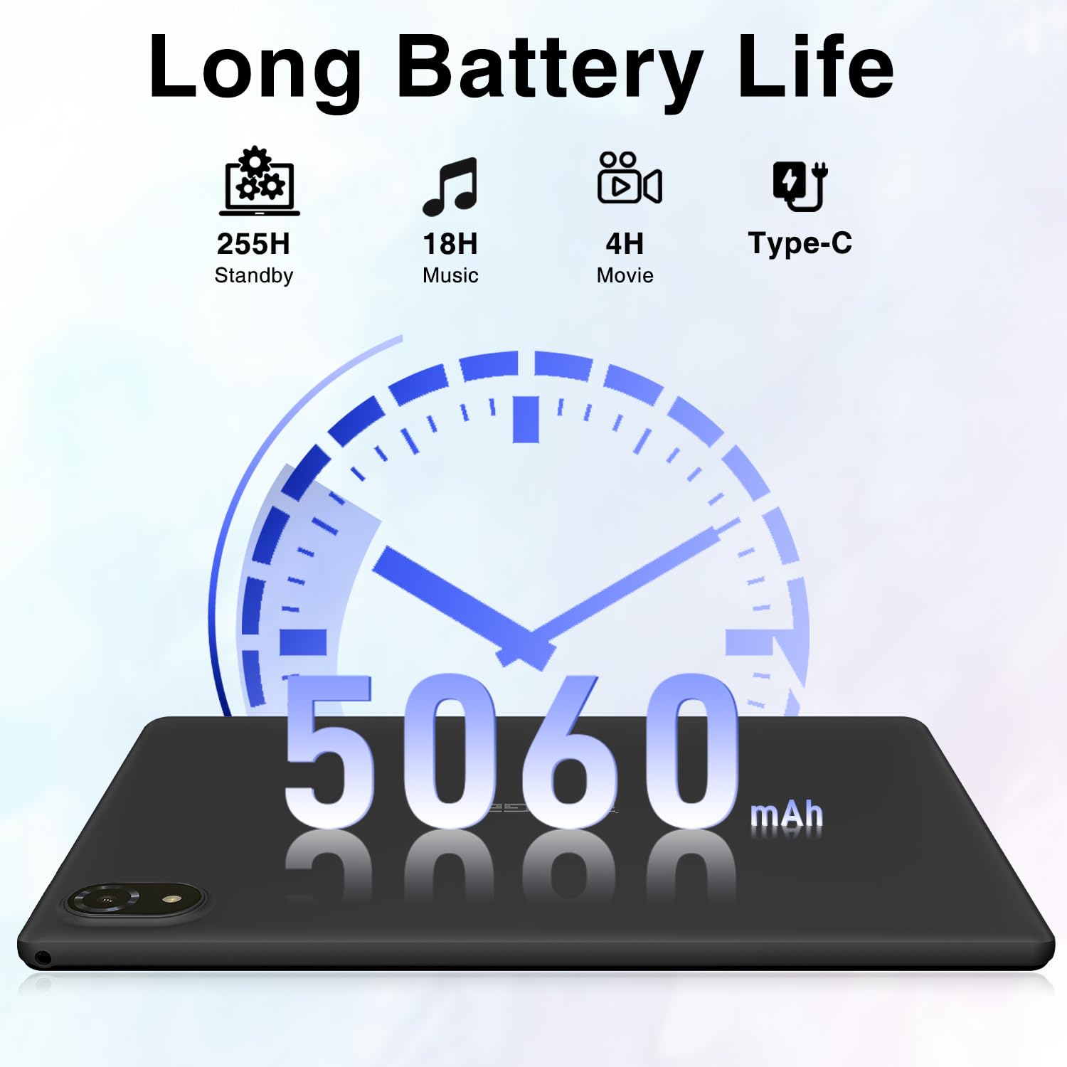 DOOGEE U9 2024 Nuovo Android 14 Tablet 10 Pollici, 7GB RAM + 64GB ROM 1TB TF, Bluetooth 5.0 WIFI 6 Tablet, 5060mAh/OTG/Tipo C/3.5mm Jack per Cuffie, Protezione Degli Occhi a Bassa Luminosità Blu TÜV