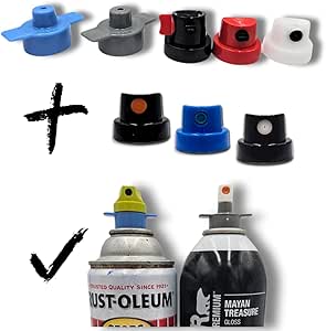 Universal Spray Paint Can Adapters Set, Compatible with Rust-Oleum and ...