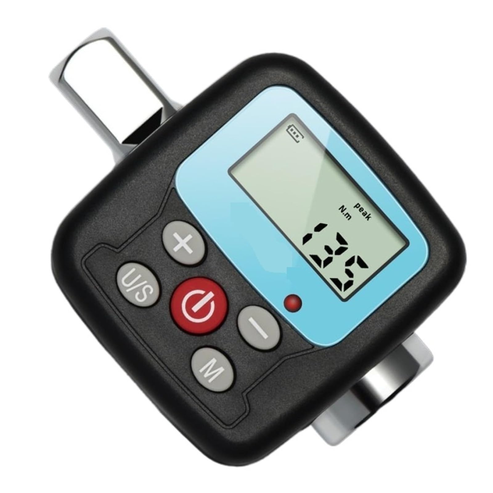Cyfrowy adapter momentu obrotowego 1/2", elektroniczny przetwornik momentu obrotowego z wyświetlaczem LCD, adaptery 1/4", 3/8" Intuicyjny wyświetlacz(340n.m)