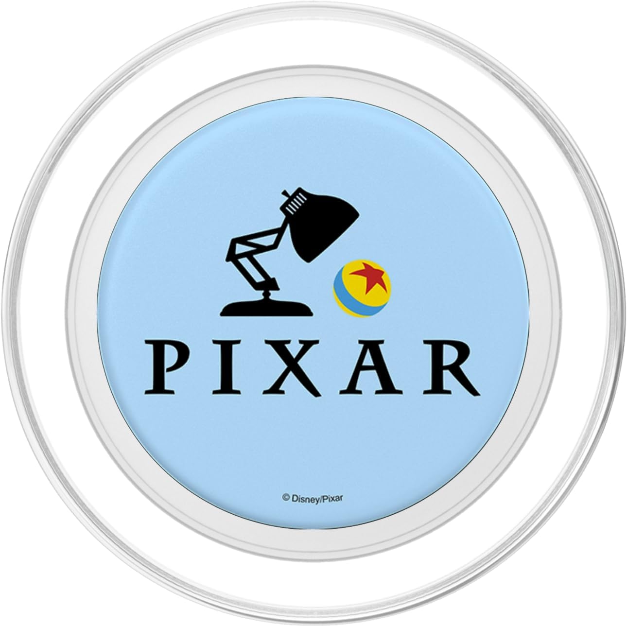 Disney Pixar Luxo Jr. Toy Story Ball Blue Background PopSockets MagSafe PopGrip for iPhone