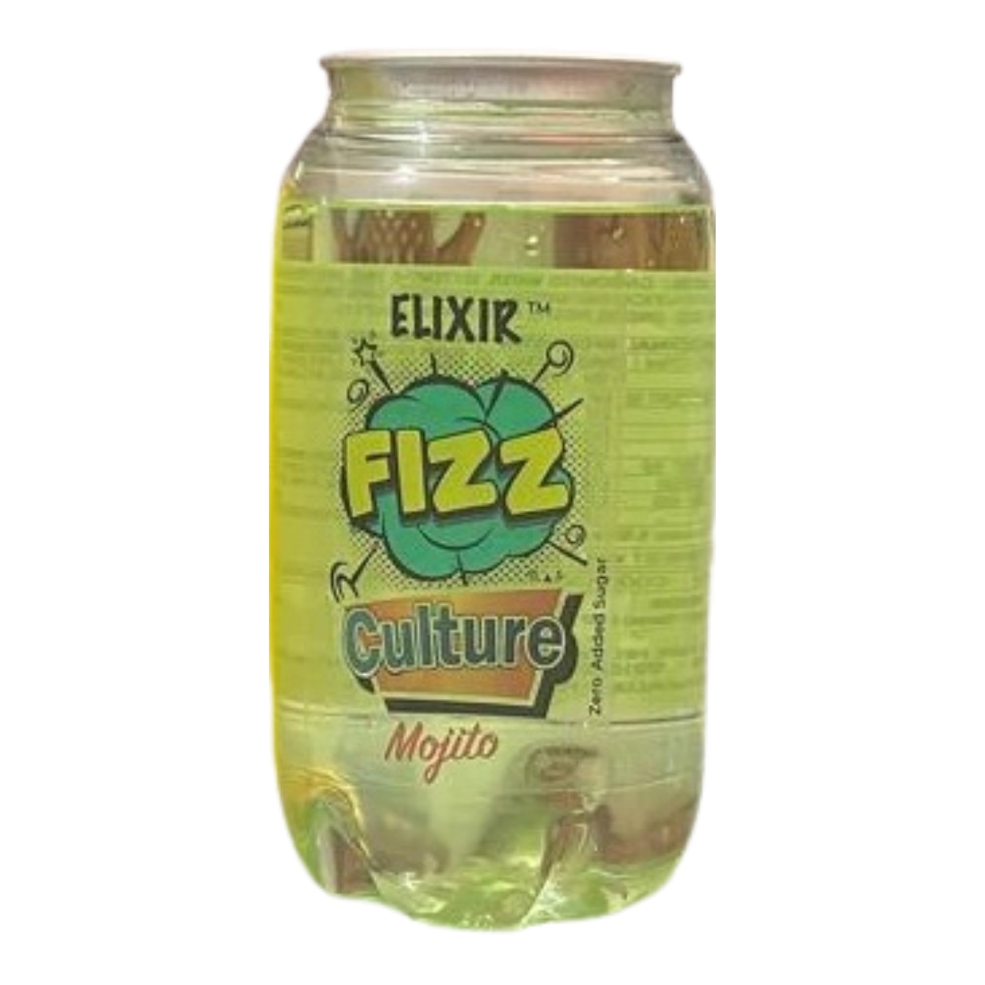 Elixir Fizz Culture Mojito Flavoured Water | Mint Lime Refreshing Hydration Drink | Carbonated Ready to Drink Beverage | On-the-Go Refreshment | 350ml-image-13