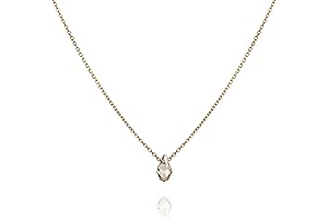 Swarovski Jewelry for Women: Gold Necklace with Teardrop Pendant