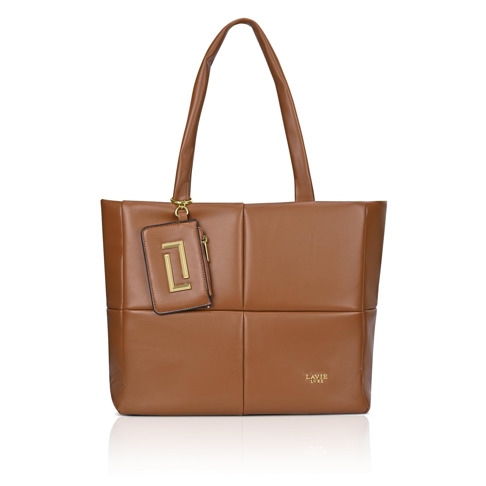 Women's Puff Extra Large Tote Bag | Tote Bag for Work | Ladies purse | Stylish Shoulder Bag | Gift for Women-image-7