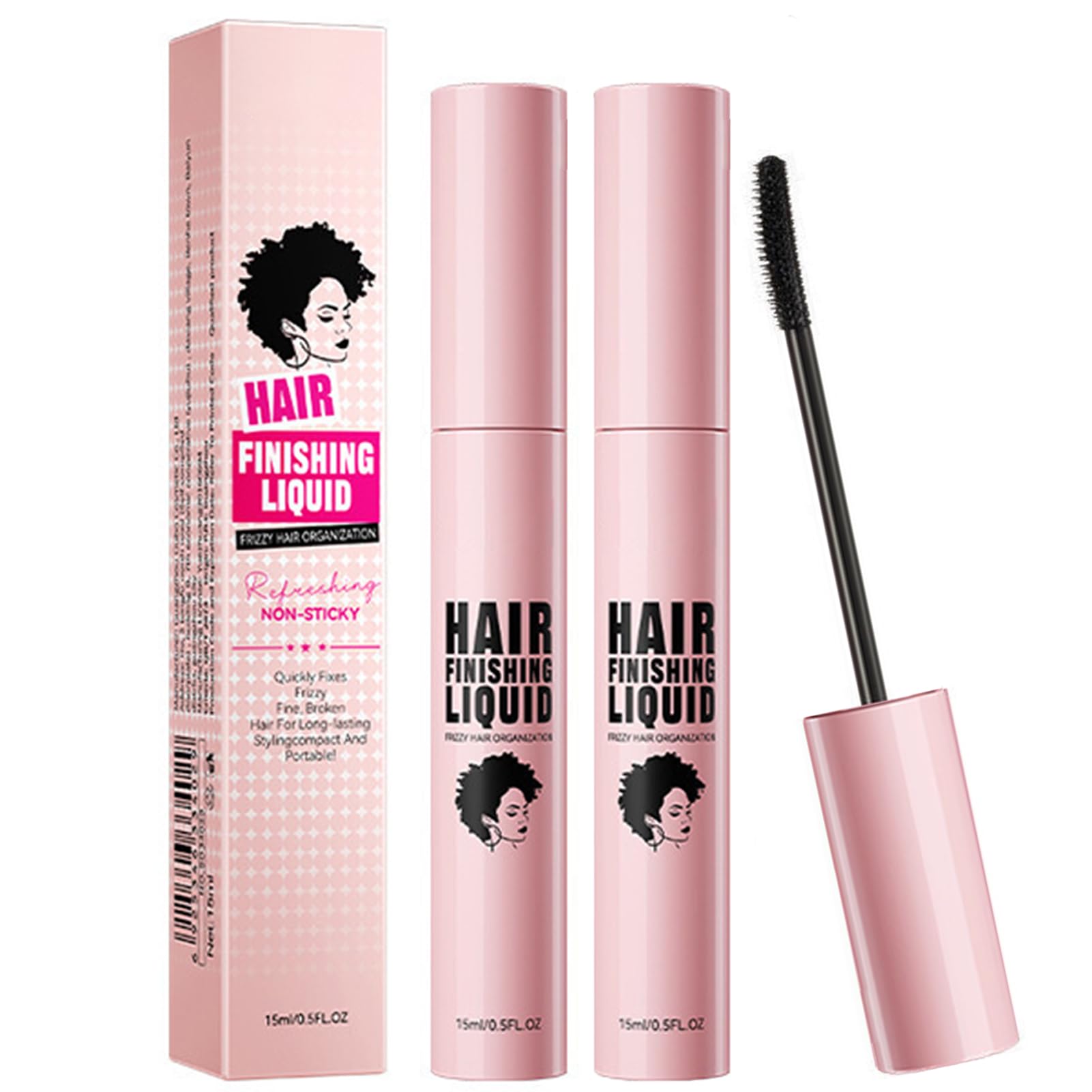 Hair Finishing Stick, 15ml Fly Away Hair Stick, Hair Mascara for Flyaway Hair