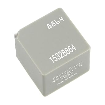 15328864 12VDC 40A 4Pins Compressor Control Fuse Starter Relay Compatible with Chevy GMC GM Buick A/C Replace OK2A167740 PW853596 12193604 96190189 9026316