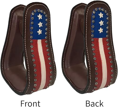 Miniatura 8 de Estribos occidentales pesados para adultos para alivio de rodilla en ángulo