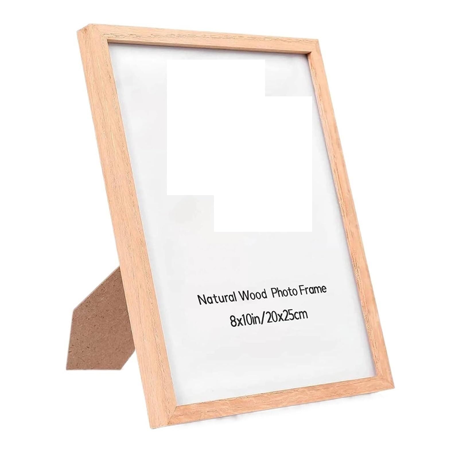 Photo Frames Natural Solid Oak Wood Picture Frame Interior Decoration Photo Frames For Pictures Wall Hang Rectangle(Picture Frame,5X7inch 13X18cm)