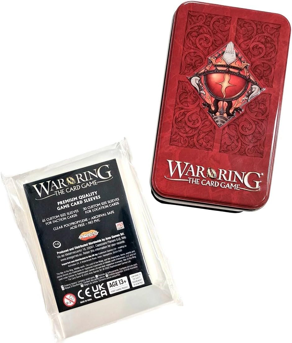 War of The Ring: Card Box and Sleeves (Shadow Edition)