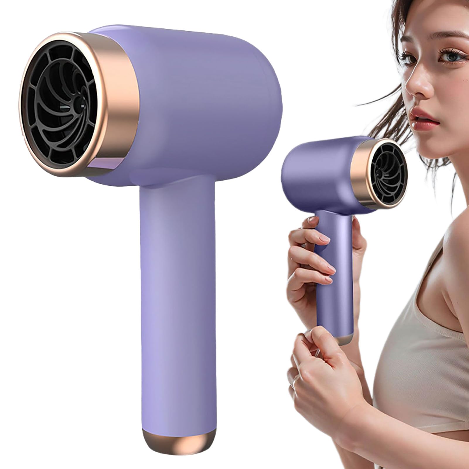 Sèche-cheveux sans fil de voyage compact à 3 vitesses - 8