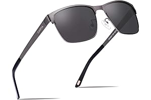 CARFIA Small Face Sunglasses for Men - Premium Polarized UV400 Protection for...