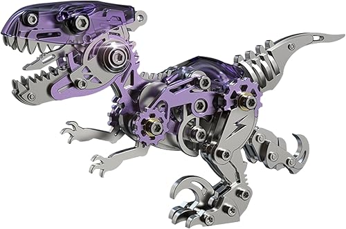 Miniatura 8 de Kits de modelo de metal 3D, rompecabezas mecánico de metal 3D del rey del escorpión, colección de acero Warcraft DIY Animal Brain Teasers