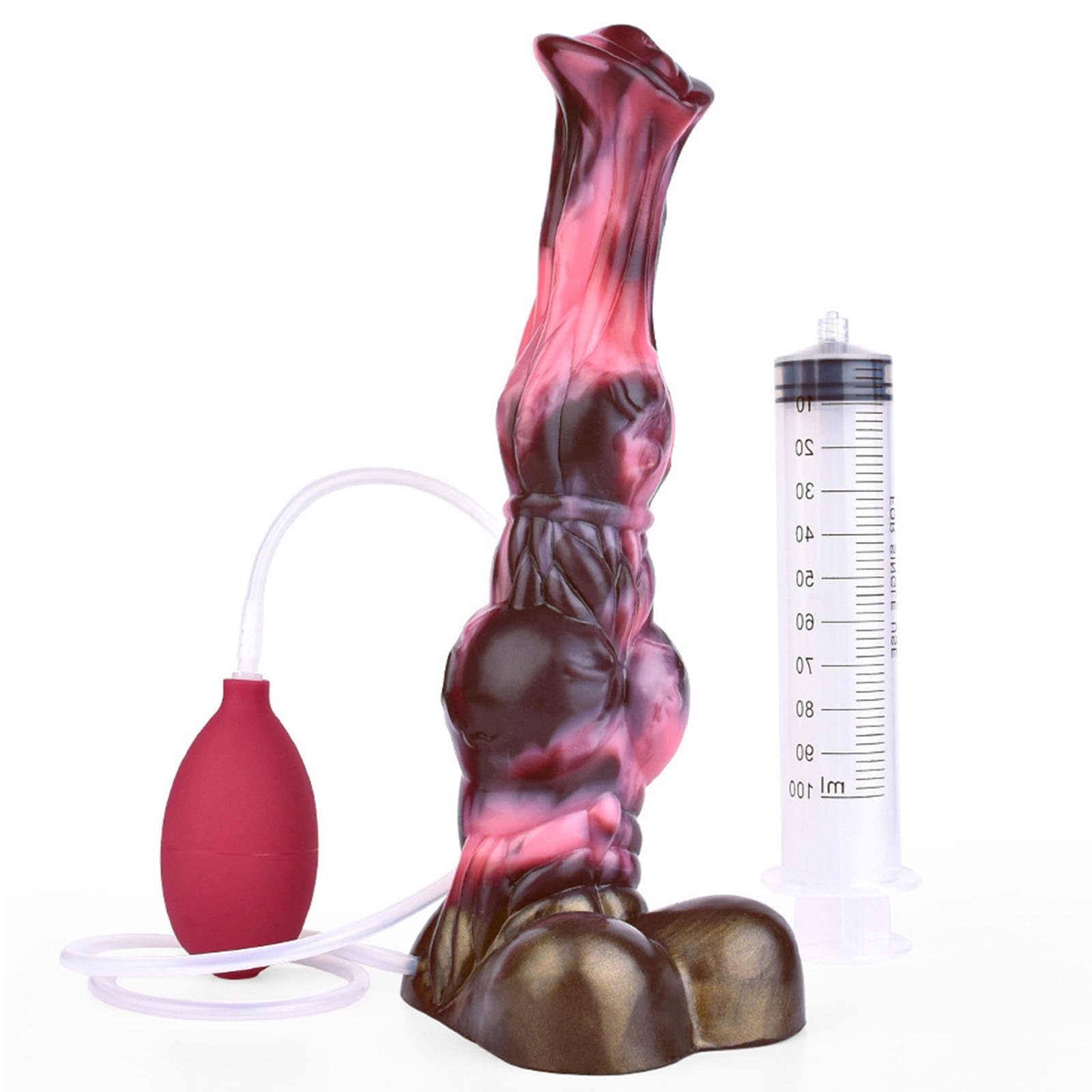 26 cm Super Lang Analdildo Silikon Pferde Dildo Realistischer Spritz Dildo