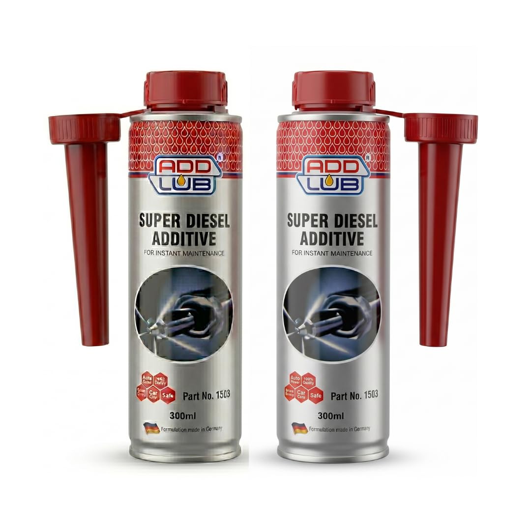ADDLUB Super Diesel Additive for All Diesel Vehicles and SUVs, 300ml, Pack of 2, Cleans Injectors, Removes Carbon Deposits, Boosts Mileage-picture-30