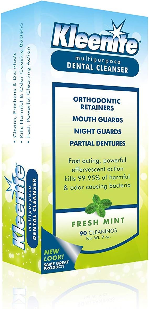Regent Labs Kleenite, Multipurpose Dental Cleanser, 9 Ounces (Pack of 4)