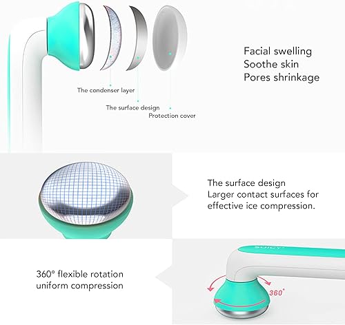 Miniatura 3 de Facial Massage, Facial Massage to Reduce, Portable Relieffor Women from Puffiness Closing Pores Reducing Sunburn