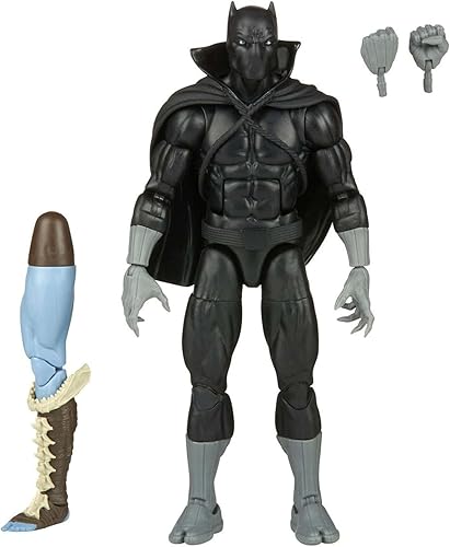 Miniatura 2 de Marvel Legends Series Classic Comics Black Panther - Figura de acción de 6 pulgadas, 2 accesorios, 1 pieza Build-A-Figure