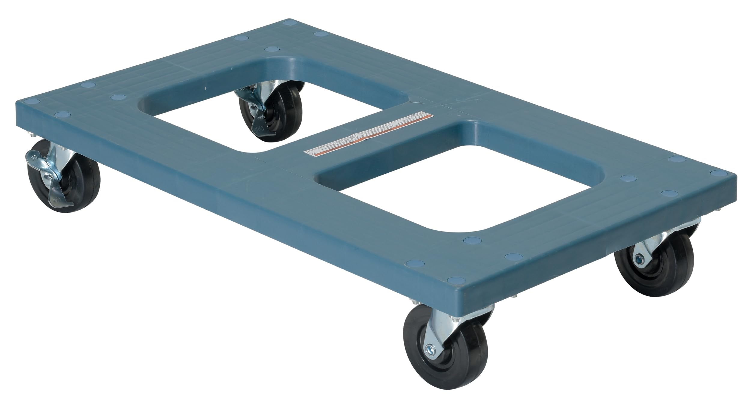 Vestil DOL-1830-F Polyethylene Dolly with Flush Top, 1000 lbs