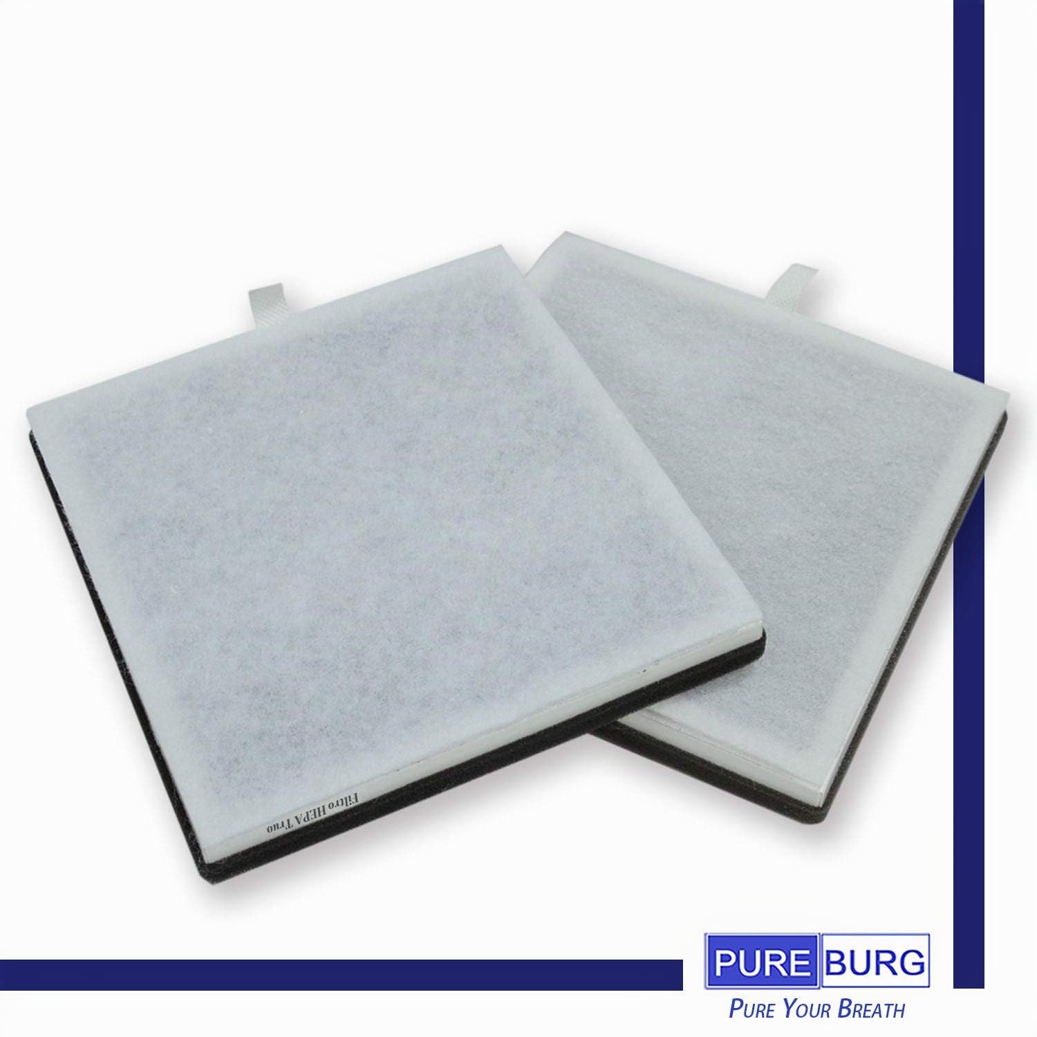 PUREBURG Filtro di ricambio compatibile con purificatore d'aria Beurer LR 210/LR 200 HEPA 3 in 1, H13, confezione da 2