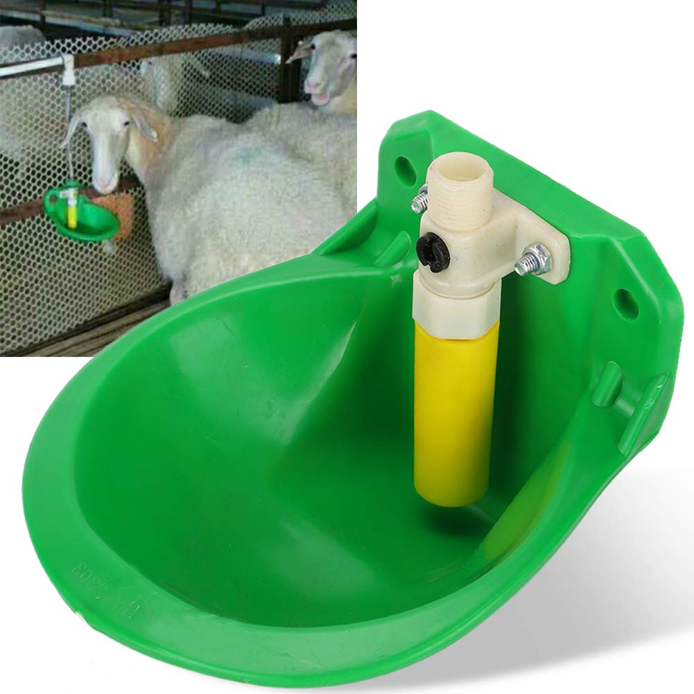 Bebedero para pollos, 5 piezas, comedero grande para agua para pollos, bebedero para aves de corral, cuenco automático para agua potable para vacas, bebedero para animales,