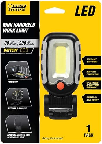 Vista 22 de Feit Electric WORK2000 - Luz de trabajo LED portátil recargable ultra brillante de 2000 lúmenes