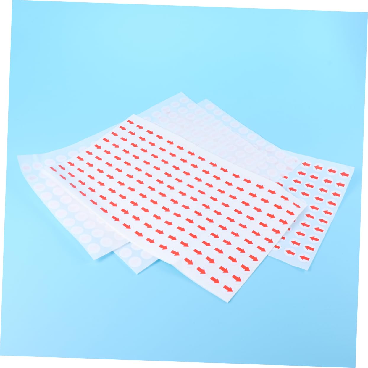 Étiquettes Fléchées Rouges Adhésives 3200 Pcs en Papier pour Inspection