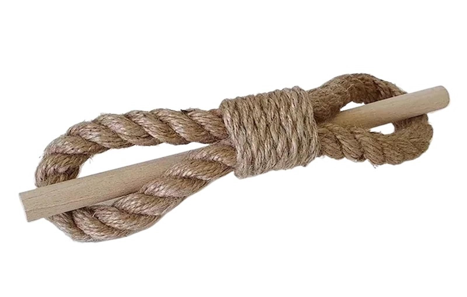 12pcs Solid Wood Curtain Tiebacks Rope Holdbacks for Home Decor Window