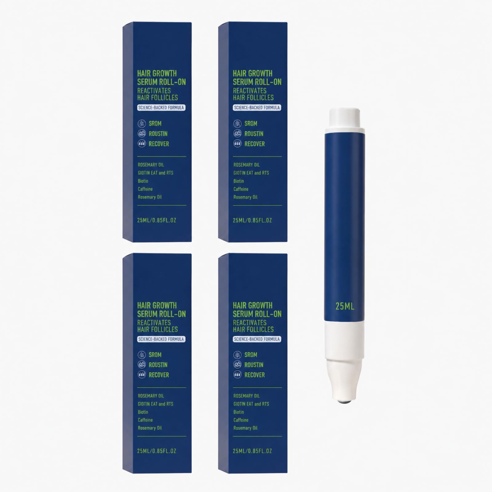 Sérum Croissance Cheveux au Romarin Roll-On 25 ml, Soin Fortifiant